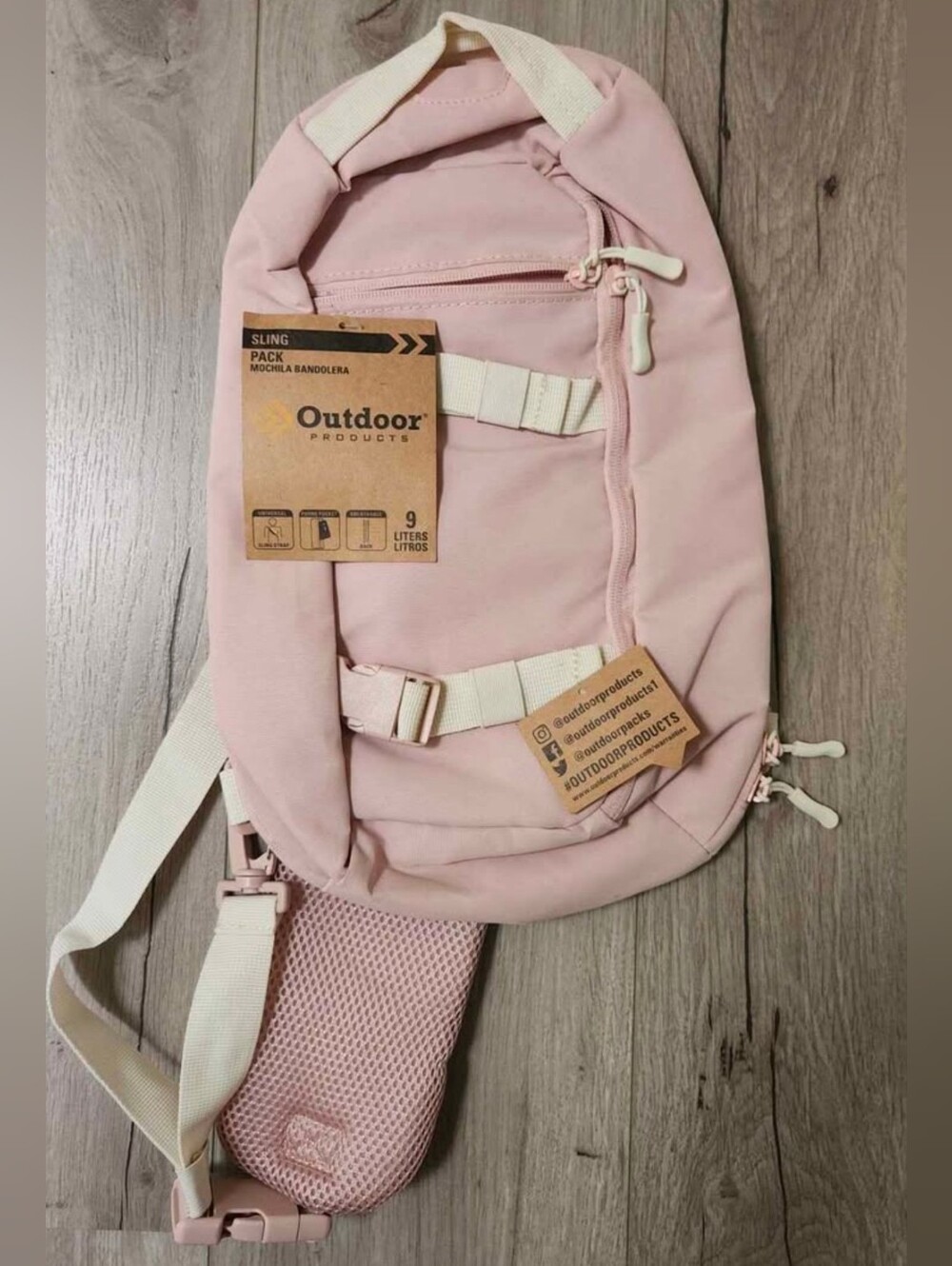 Outdoor 9L Pink Sling pack